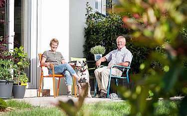 Bauhaus 200 Terrasse