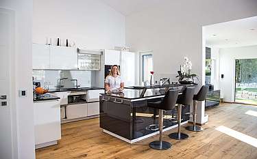 Bungalow 200 Moderne Küche mit Insel