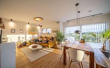 Modern 159 Modernes Wohnzimmer mit Essbereich